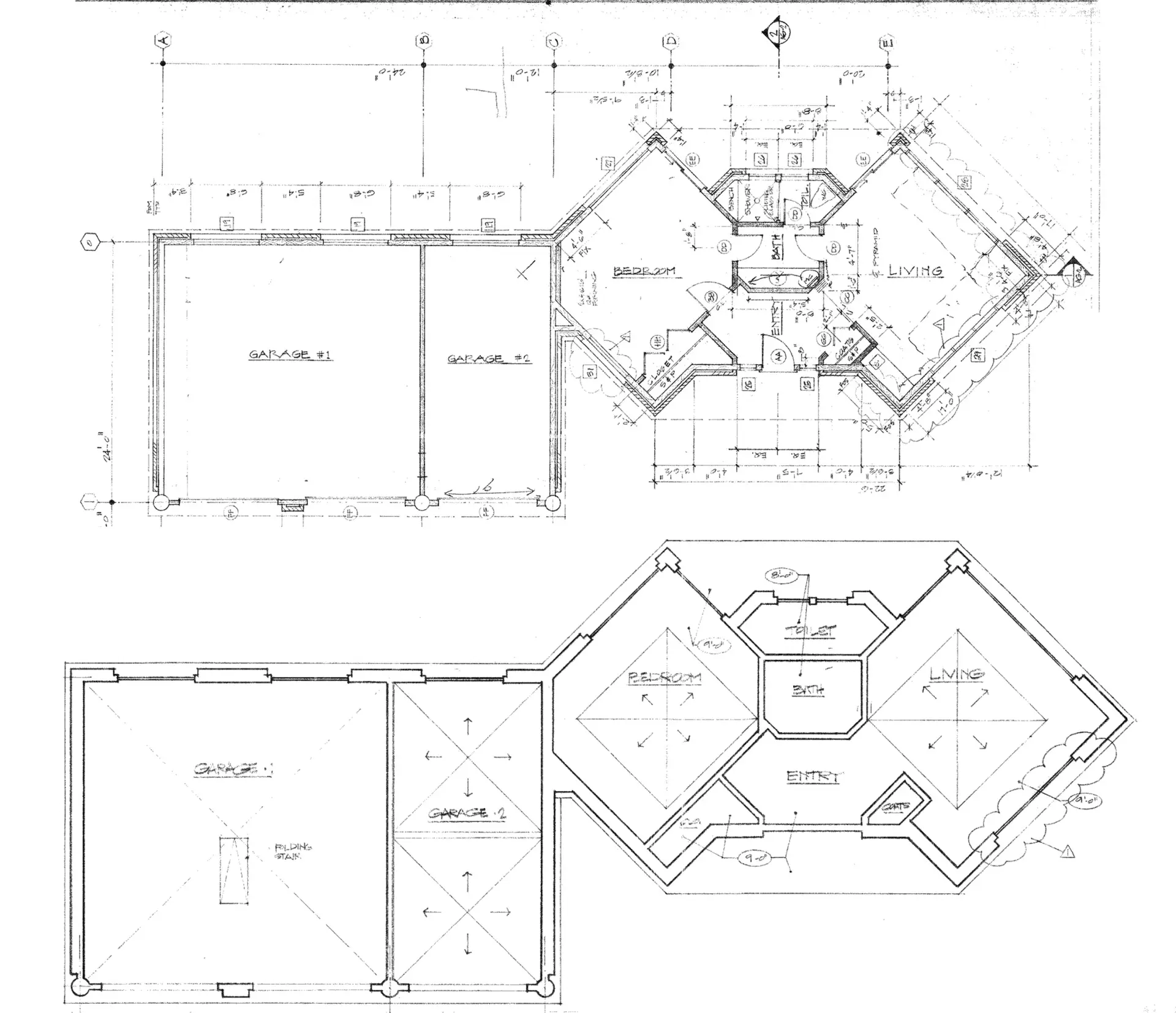 CH-48600 Paisano Big Guest House Garage Floor Plan